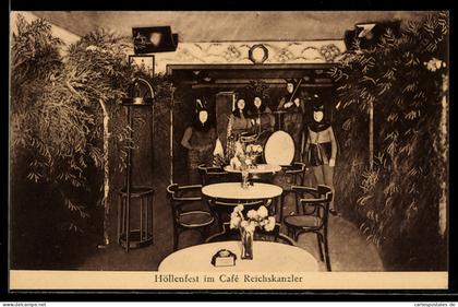 AK Weinböhla, Höllenfest im Cafe Reichskanzler