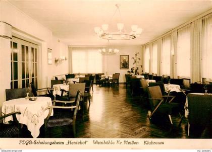 Weinboehla FDGB Erholungsheim Heidehof Klubraum