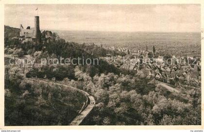 Weinheim Bergstrasse Burgruine Windeck