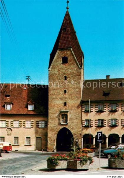 Weissenhorn Neu-Ulm Bayern Oberes Tor Rathaus