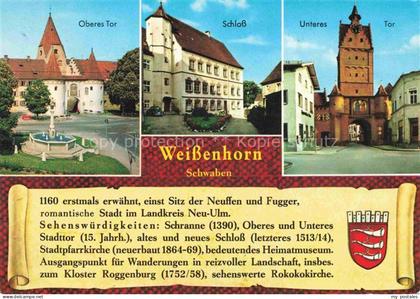Weissenhorn Neu-Ulm Bayern Oberes Tor Schloss Unteres Tor