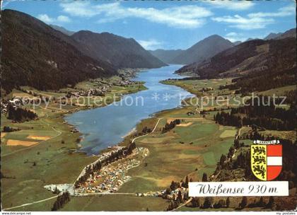 Weissensee Kaernten Fliegeraufnahme