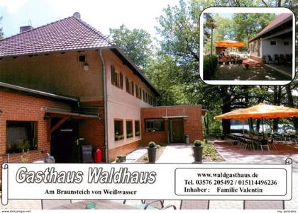 Weisswasser  Oberlausitz Gasthaus Pension Waldhaus Am Braunsteich