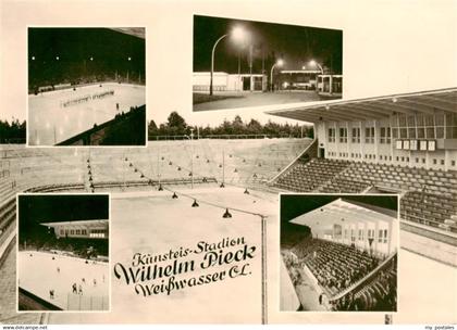 Weisswasser  Oberlausitz Kunsteis Stadion Tribuenen Teilansichten
