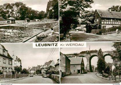 Leubnitz Werdau Freibad Strassenpartien Viadukt