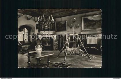 Wernigerode Harz Feudalmuseum Schloss Wernigerode Jagdhalle