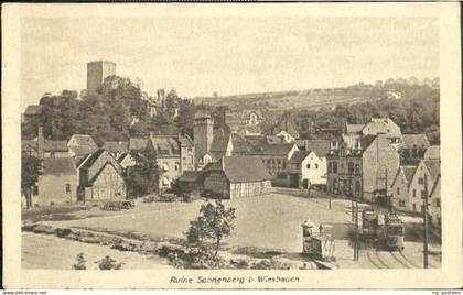 Wiesbaden Ruine Sonnenberg bei Wiesbaden x 1920