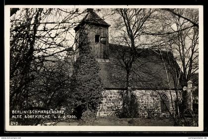 AK Berlin-Schmargendorf, Alte Dorfkirche