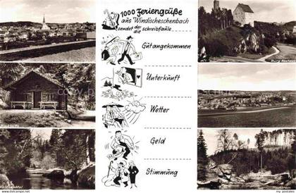 Windischeschenbach Neustadt Waldnaab Bayern Panorama Blockhuette Waldnaabtal Bur