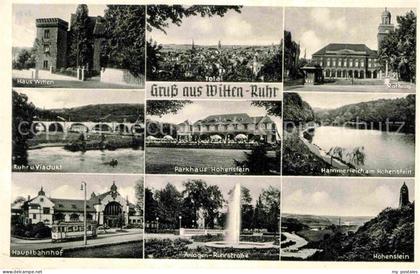 Witten Ruhr Haus Witten Ruhr Viadukt Hauptbahnhof Hoehenstein