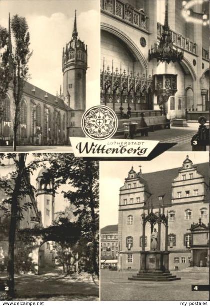 Wittenberg Lutherstadt Wittenberg Schloss Kirche Lutherhaus Denkmal