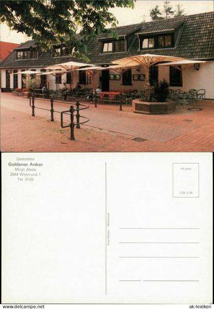 Ansichtskarte Wittmund Gaststätte Goldener Anker 1985