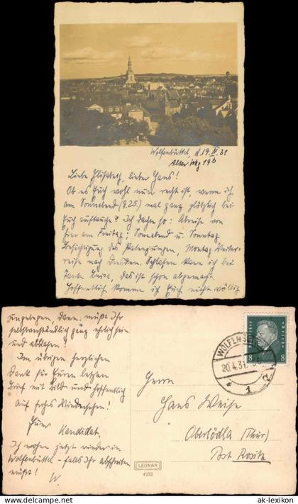 Ansichtskarte Wolfenbüttel Stadtpartie 1931