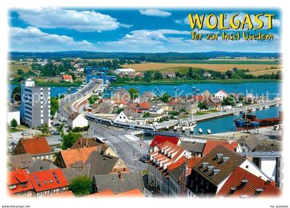 Wolgast Mecklenburg-Vorpommern Fliegeraufnahme