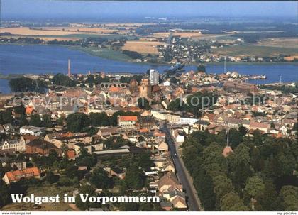 Wolgast Mecklenburg-Vorpommern Insel Usedom Fliegeraufnahme