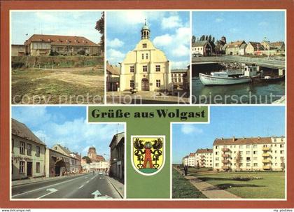 Wolgast Mecklenburg-Vorpommern Rathaus Strasse der Befreiung