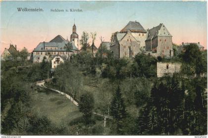 Wolkenstein - Schloss und Kirche