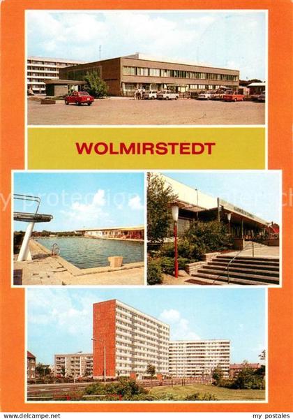 Wolmirstedt Kreiskulturhaus Freibad HO Gaststaette Kristall Geschwister Scholl S
