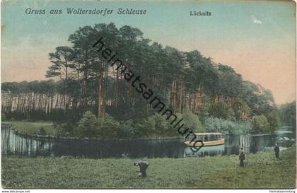 Wolterdorfer Schleuse - Löcknitz - Verlag Karl Dertz Woltersdorfer Schleuse gel. 1910