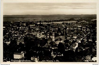Worms - Flugzeugaufnahme