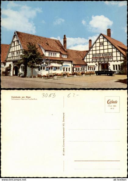 Ansichtskarte Steinhude-Wunstorf Schweers-Harms- Fischerhus 1961