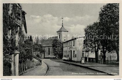 Flecken Zechlin Kulturhaus und Kirche