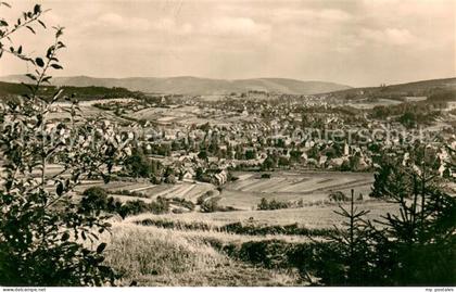 Zella-Mehlis Panorama Thueringer Wald