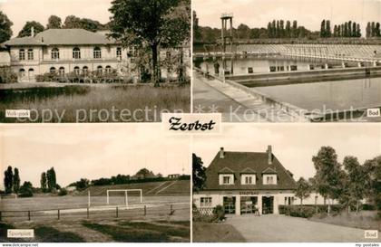 Zerbst Volkspark Sportplatz Bad Stadtbad