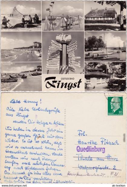 Foto Ansichtskarte  Zingst-Darss Ostseebad Zingst 1963
