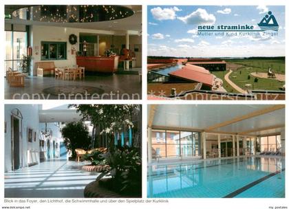 Zingst Ostseebad Mutter und Kind Kurklinik Zingst Foyer Schwimmhalle Spielplatz