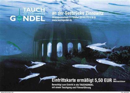 ZINNOWITZ Ostseebad Seebruecke Zinnowitz Tauch Gondel 3D Unterseekino