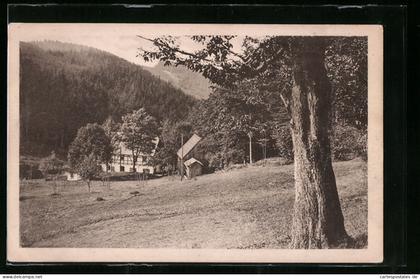 AK Ansprung bei Zöblitz, Gasthaus Hüttstadtmühle