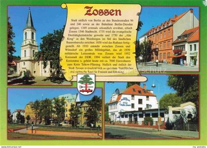 Zossen Brandenburg Dreifaltigkeitskirche Rathaus Bahnhofsplatz Hotel-Restaurant-