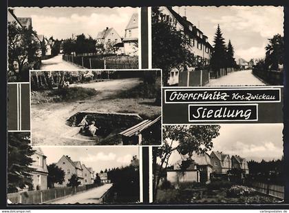 AK Obercrinitz /Zwickau, Szenen aus der Vorstadt-Siedlung