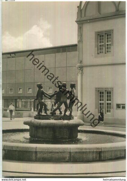 Zwickau - Marktbrunnen - Foto-Ansichtskarte - Verlag W. Oelschlägel Zwickau