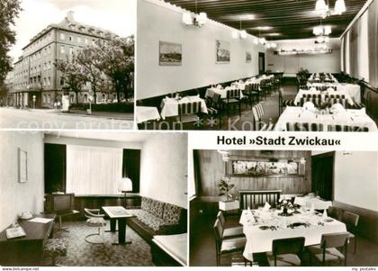Zwickau  Sachsen Hotel Stadt Zwickau Speisesaal Zimmer