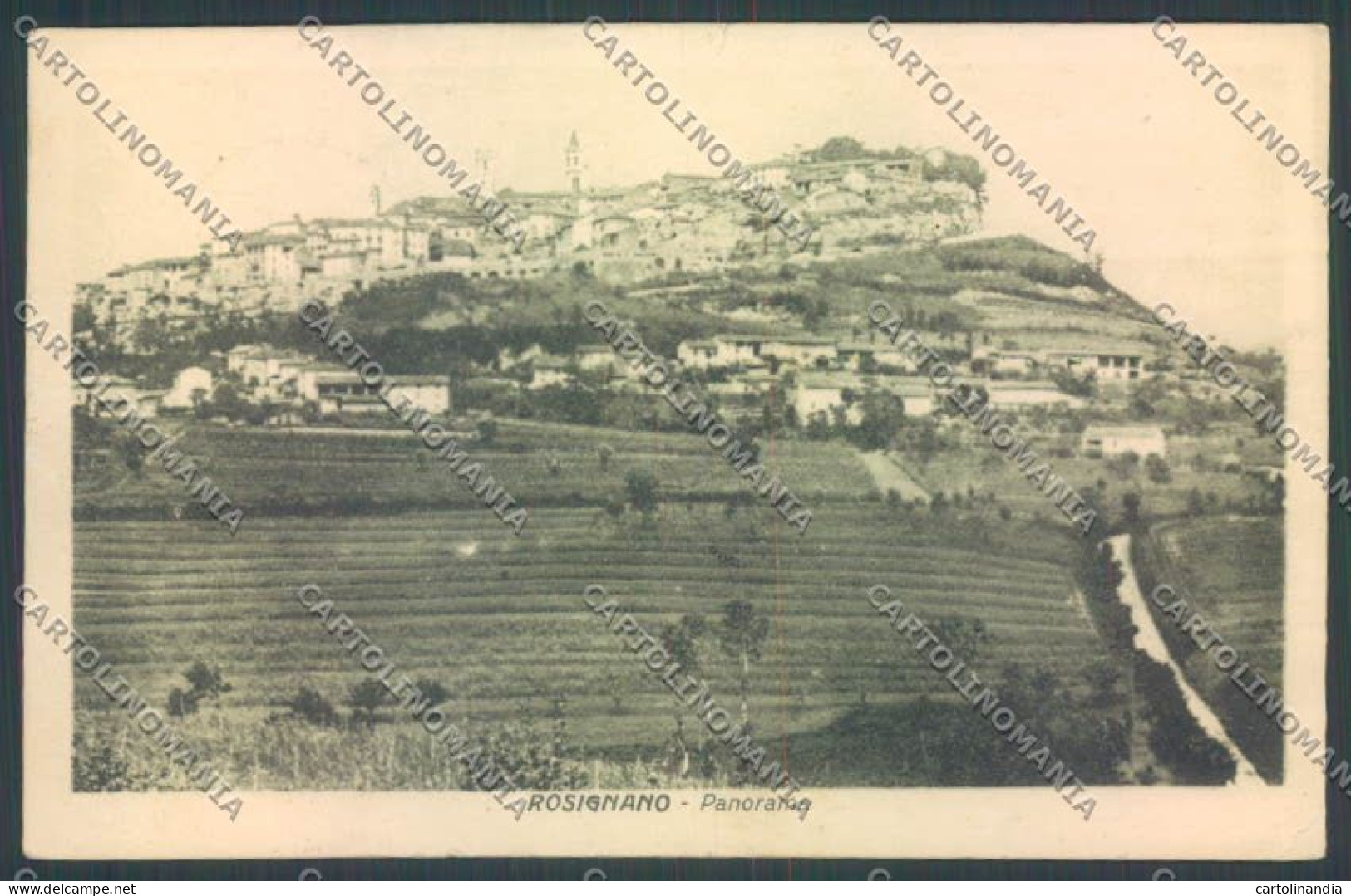 Alessandria Rosignano cartolina LQ0823