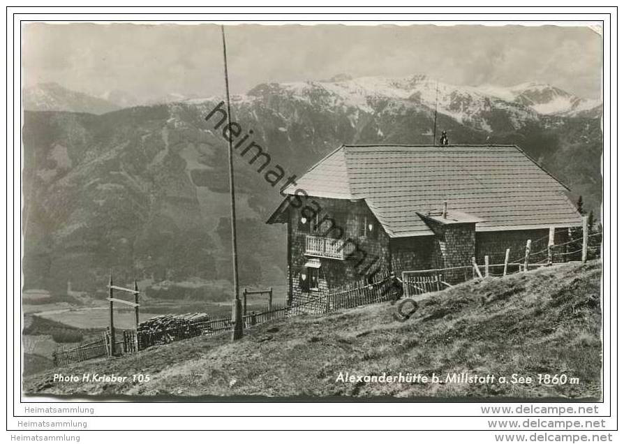 Alexanderhütte bei Millstatt - Foto-AK