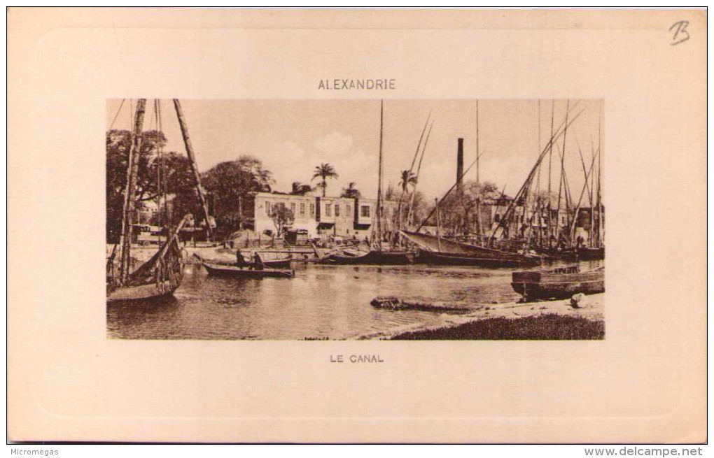 ALEXANDRIE - Le Canal