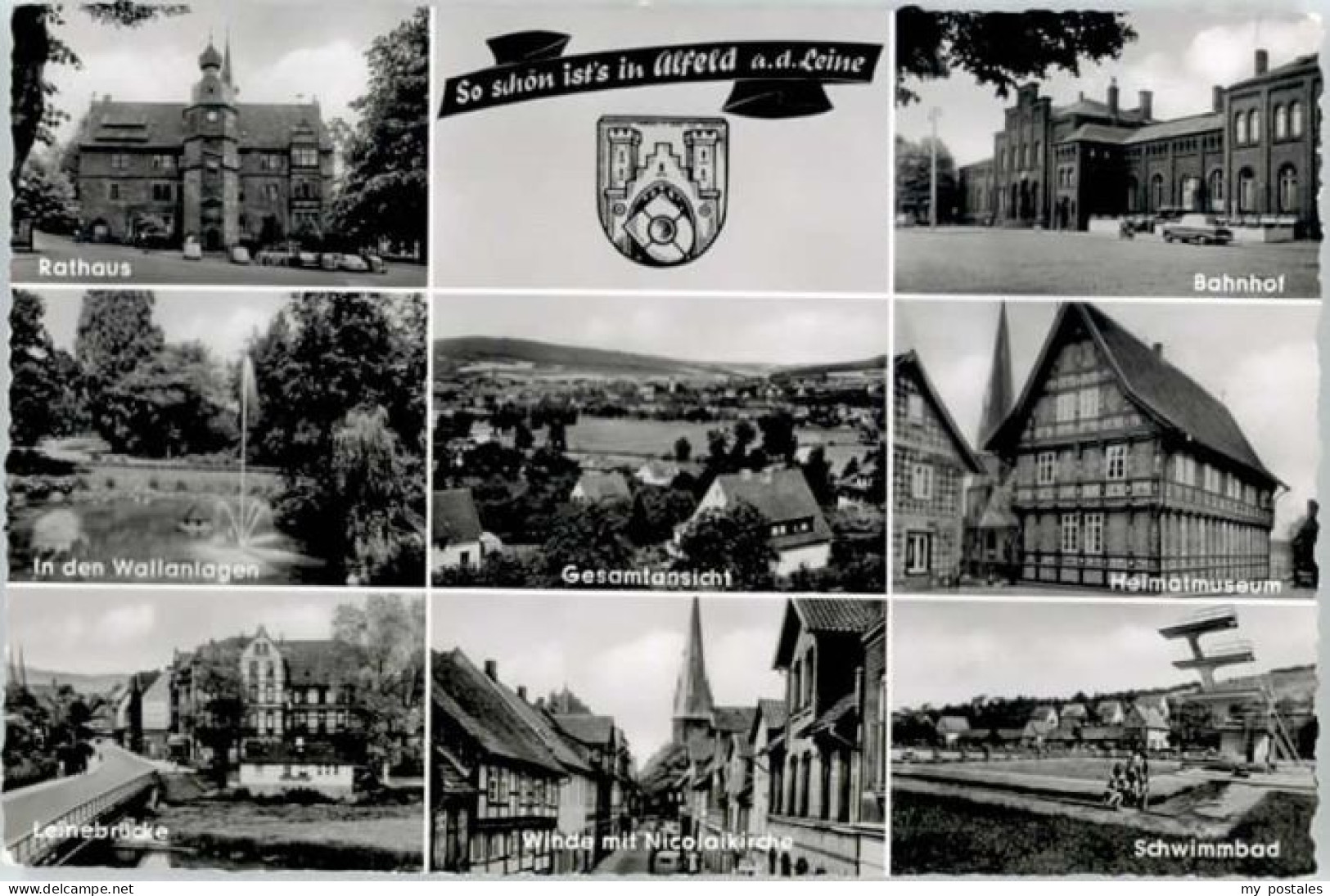 Alfeld Leine Alfeld Leinebruecke Nicolai Kirche