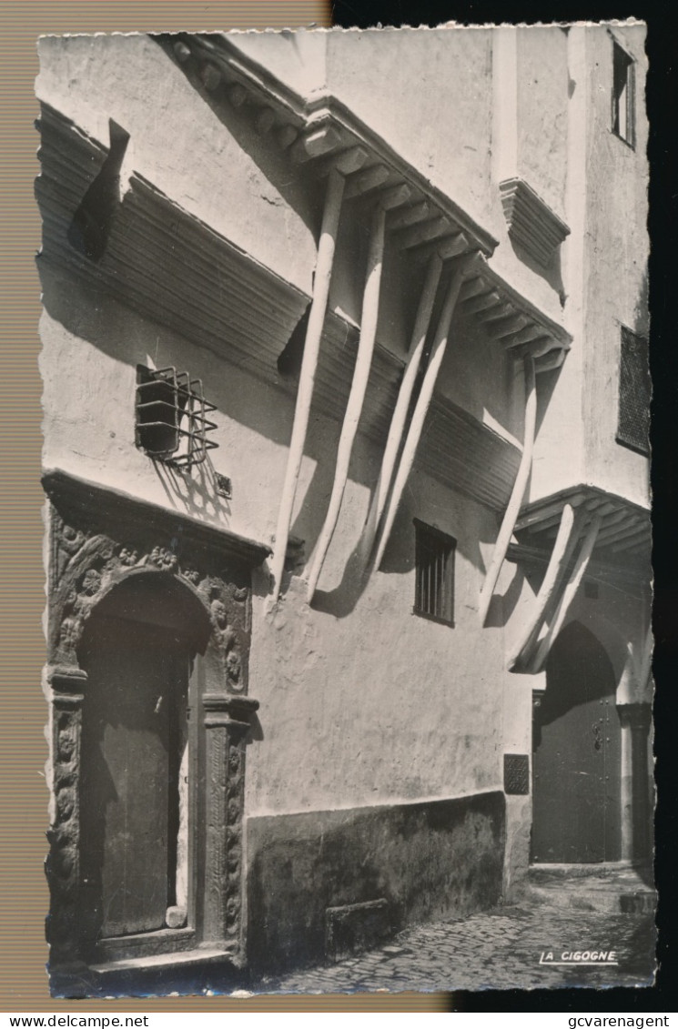 ALGER.  CASBAH.  RUE DJEMAA SAFFIR       CARTE PHOTO