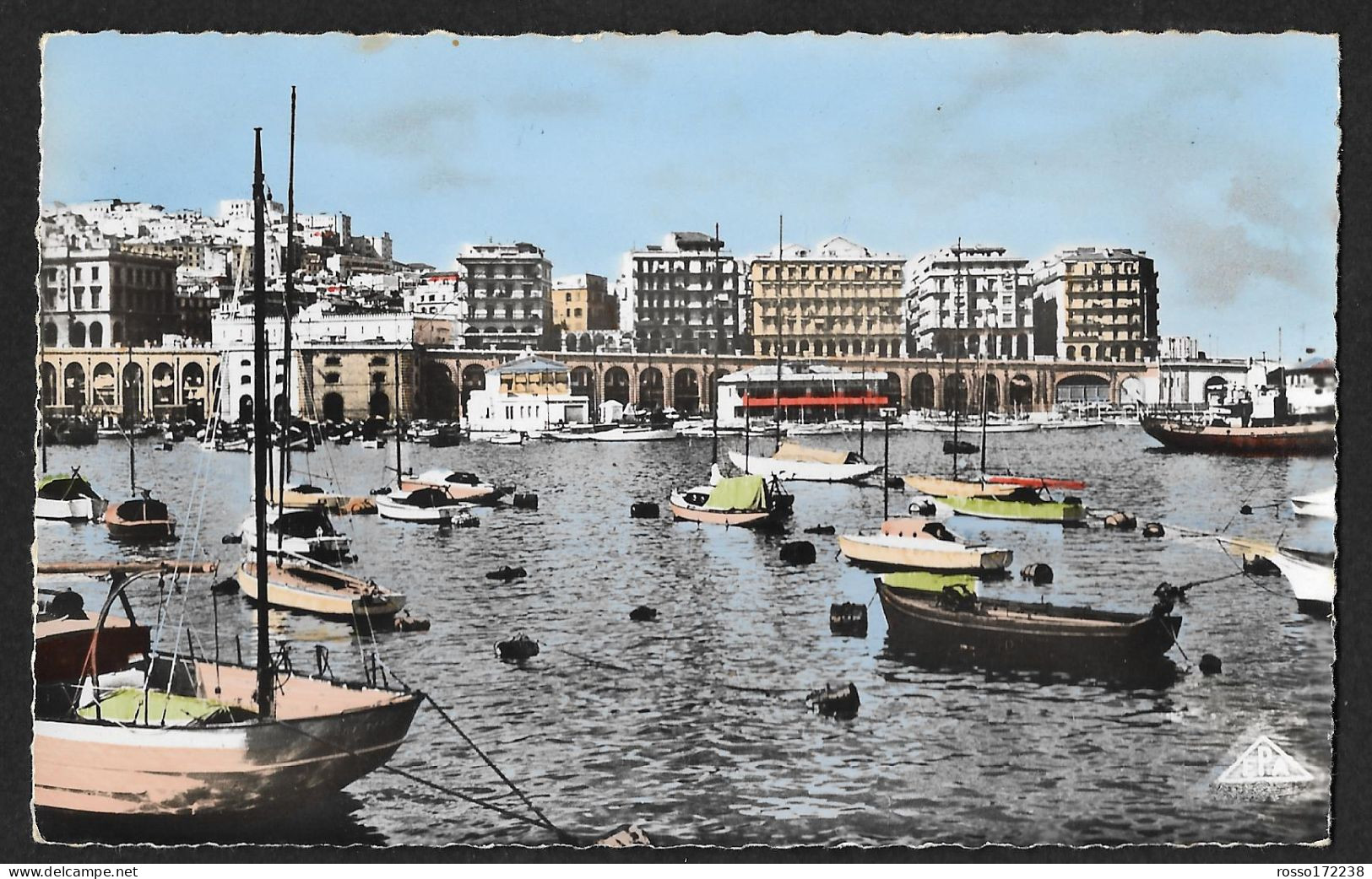 Alger Vue du Port postcard not used