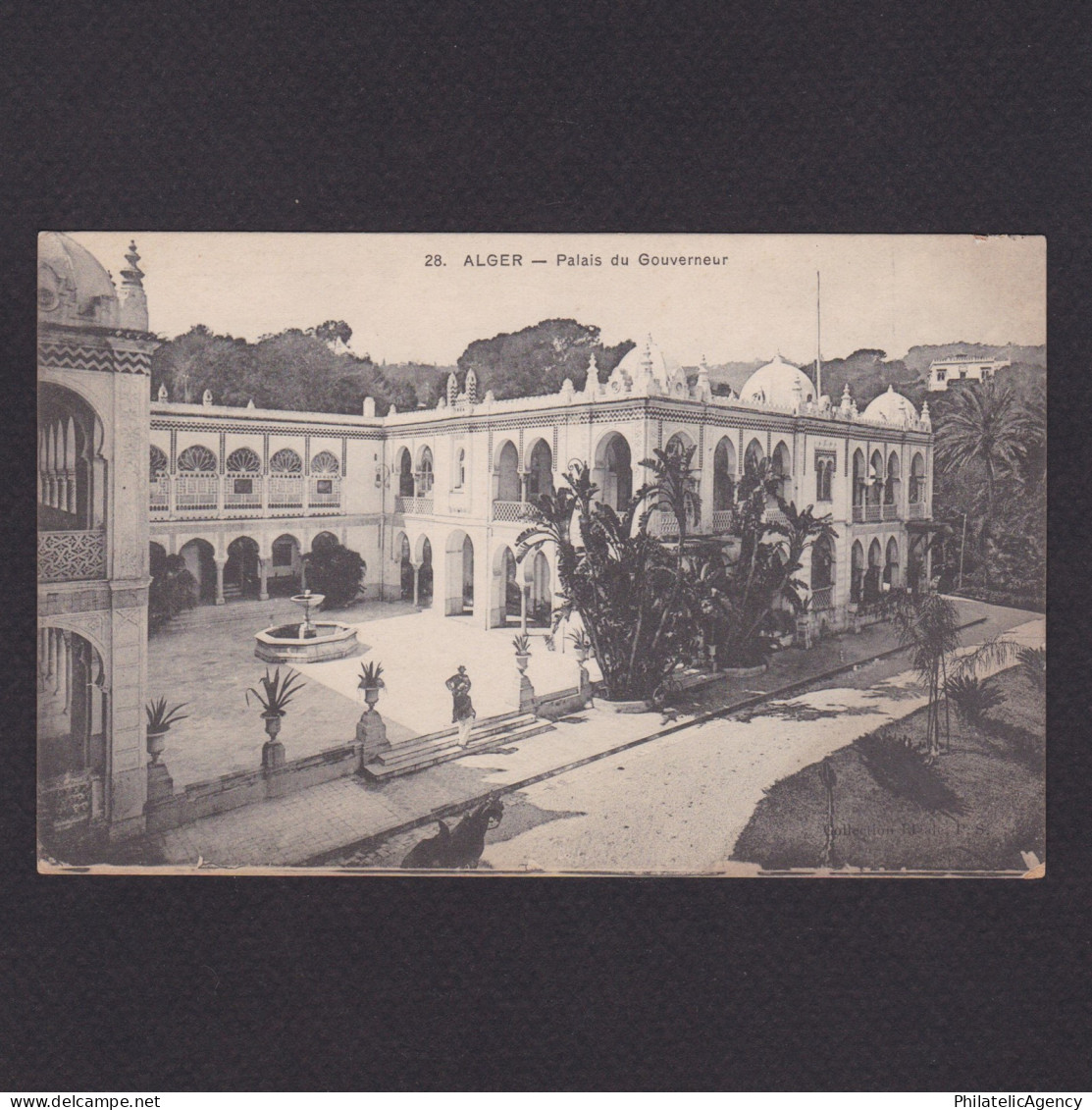 ALGERIA, Postcard, Algiers, Governor's Palace, Unused