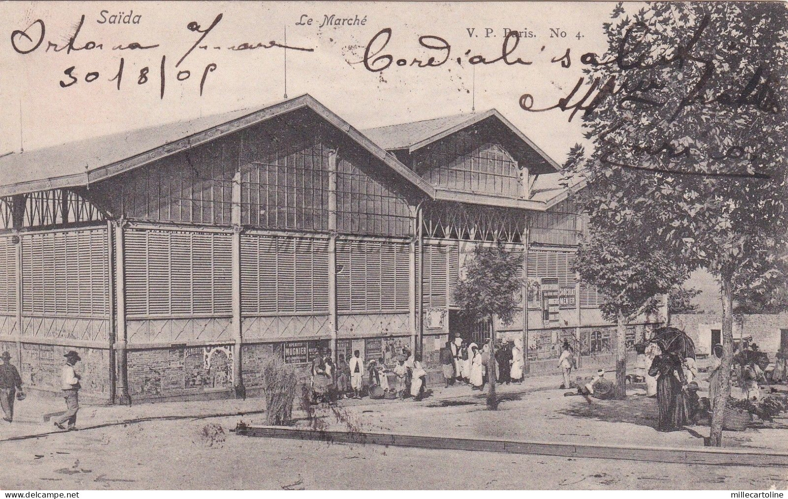 ALGERIA - Saida - Le Marché - 1909