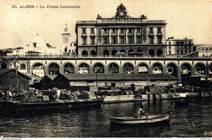 ALGERIA - ALGER - Le Palais Consulaire - NV - #040 - RIFILATA!!