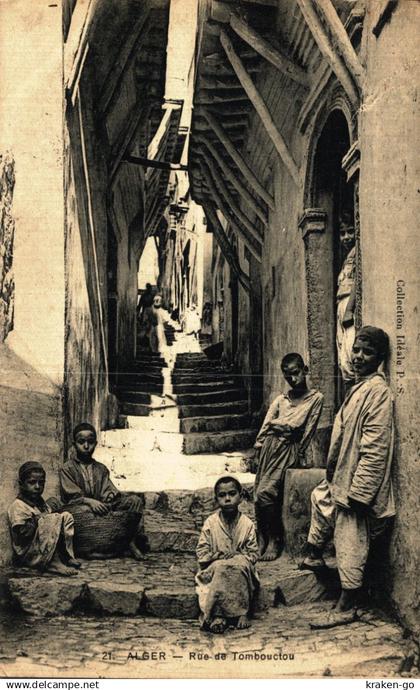 ALGERIA - ALGER - Rue de Tombouctou - NV - #008