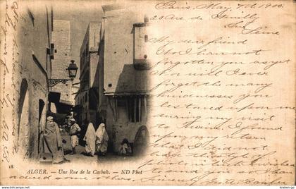 ALGERIA - ALGER - Une Rue de la Casbah - VG - #013