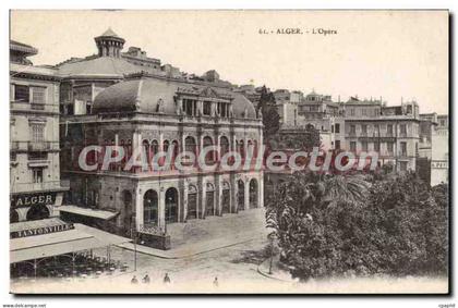 CPA ALGER l'opéra