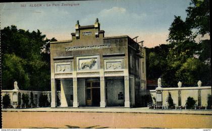 Alger-Algiers-Afrique-Africa-Parc Zoologique-CPA Lion