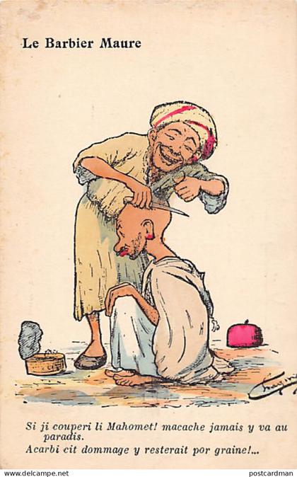 Algérie - Illustrateur Chagny - Le barbier maure - Ed. Chagny